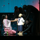 Cristina Gallardo-Domas, left, performs the title roll, Cio-Cio-San, alongside puppeteers perfoming as Cio-Cio-San's child in the final dress rehearsal of Giacomo Puccini's "Madama Butterfly" or "Madame Butterfly" at the Metropolitan Opera, Friday, Sept. 22, 2006 in New York. (AP Photo/Mary Altaffer
